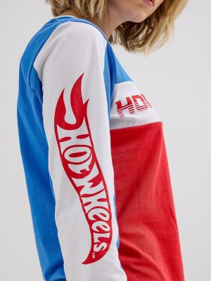 Wrangler® x Hot Wheels™ Women's Colorblock Tee in Multicolor alternative view 2