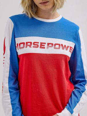 Wrangler® x Hot Wheels™ Women's Colorblock Tee in Multicolor alternative view 4
