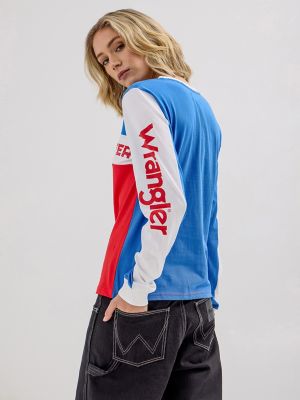 Wrangler® x Hot Wheels™ Women's Colorblock Tee in Multicolor alternative view 5