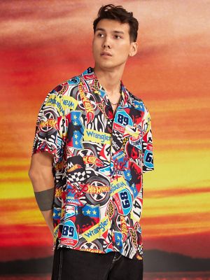 Wrangler x Hot Wheels Men's Souvenir Shirt in Multicolor