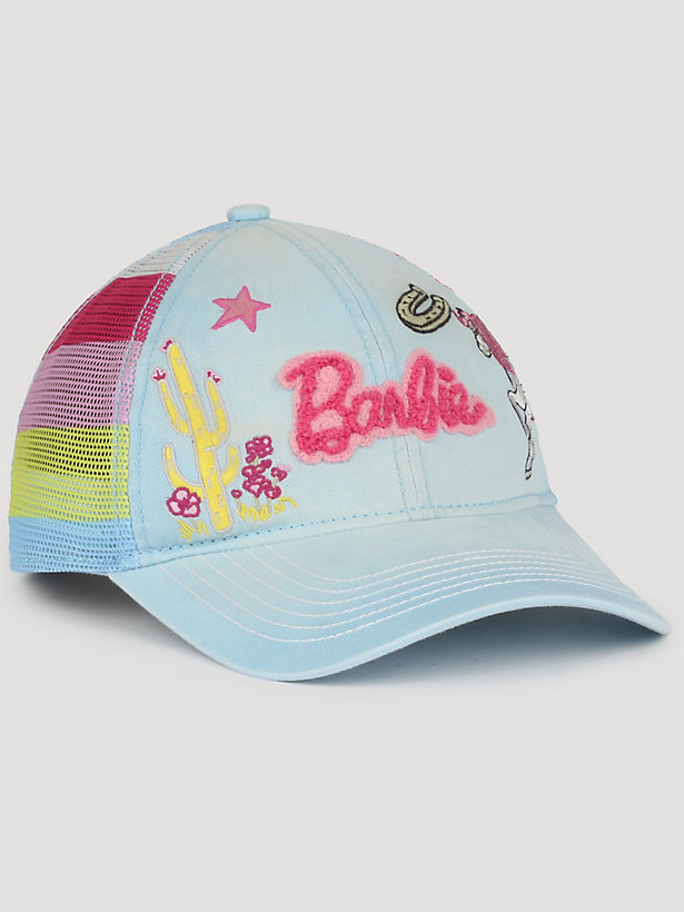 Wrangler x Barbie™ Girl's Embroidery Mesh Back Baseball Cap