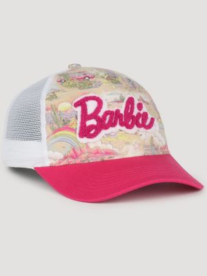Wrangler x Barbie™ Girl's Illustrated Mesh Back Cap