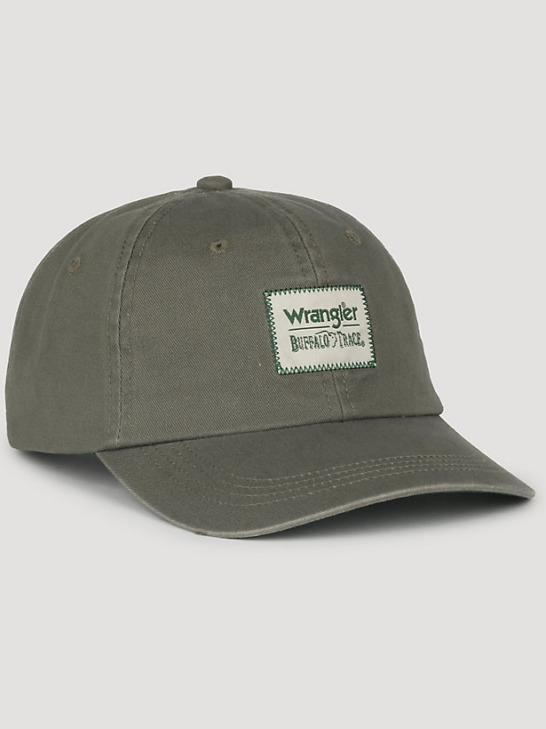 Wrangler x Buffalo Trace™ Men's Logo Patch Hat in Olive