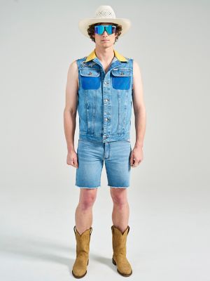 Wrangler x Pit Viper Vest in Antique Wash alternative view 8