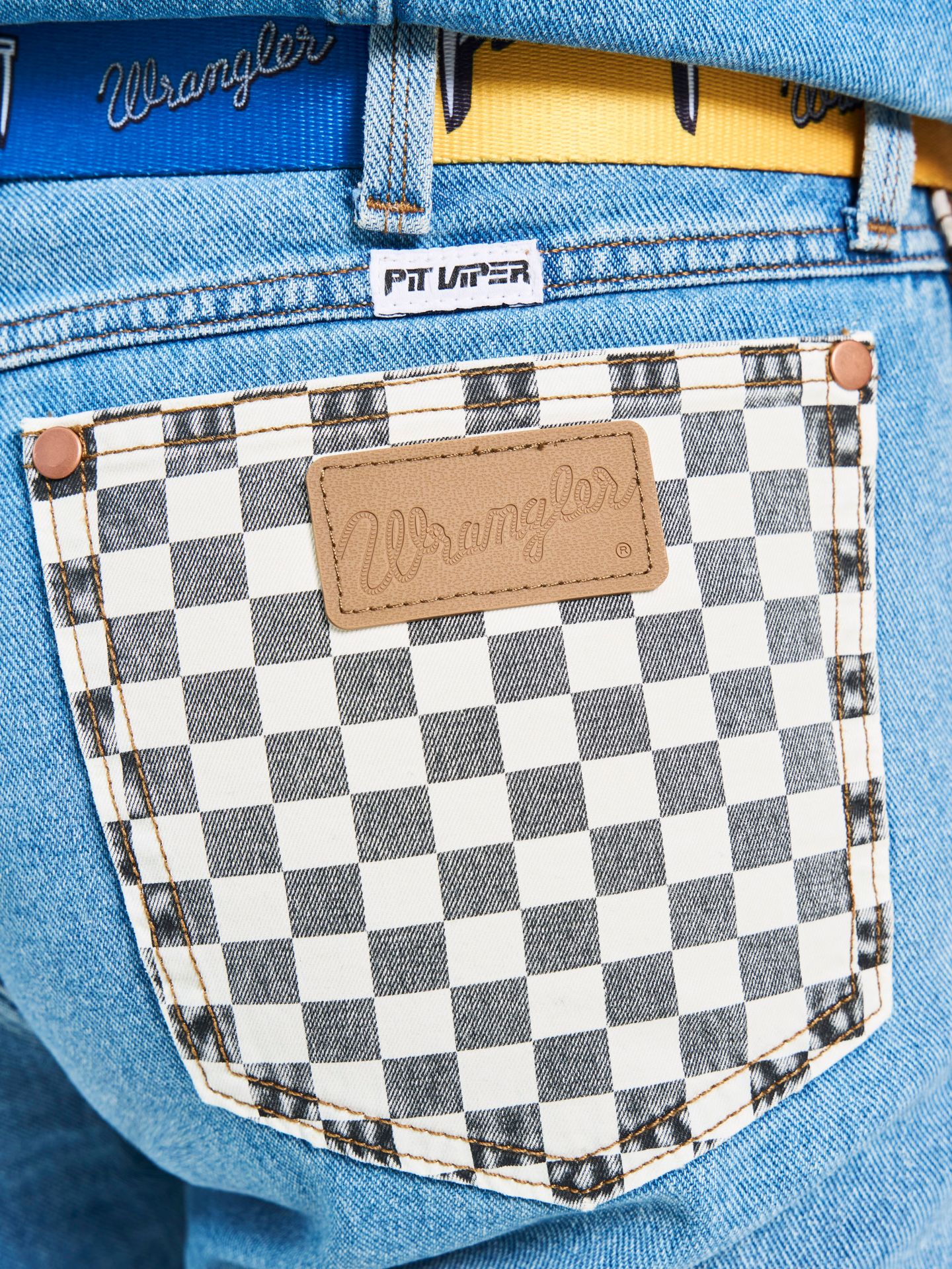 Мужские шорты Wrangler x Pit Viper Cut-Off Jorts, цвет: Состаренный варёный — фото 6