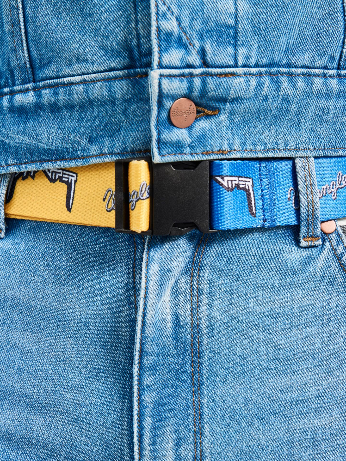 Мужские шорты Wrangler x Pit Viper Cut-Off Jorts, цвет: Состаренный варёный — фото 7