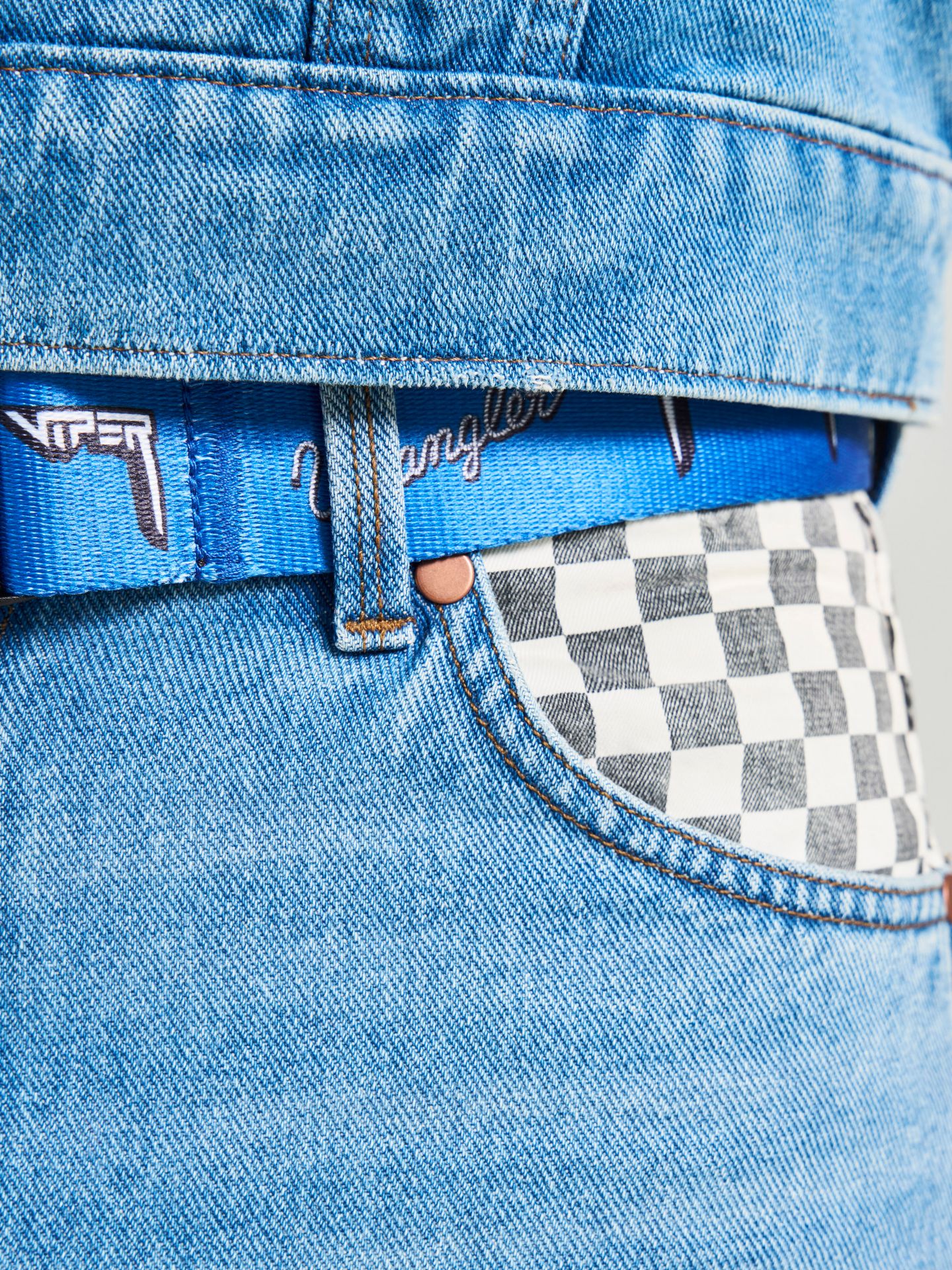 Мужские шорты Wrangler x Pit Viper Cut-Off Jorts, цвет: Состаренный варёный — фото 9