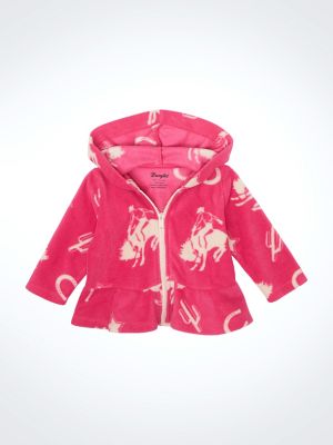 Girls Light Embroidered Lace Ruffle Jacket main image 1