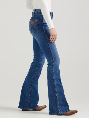 Vintage purchases Wrangler Blue Denim High Rise Flare Jeans, 34x30, Brand New, Style 1499