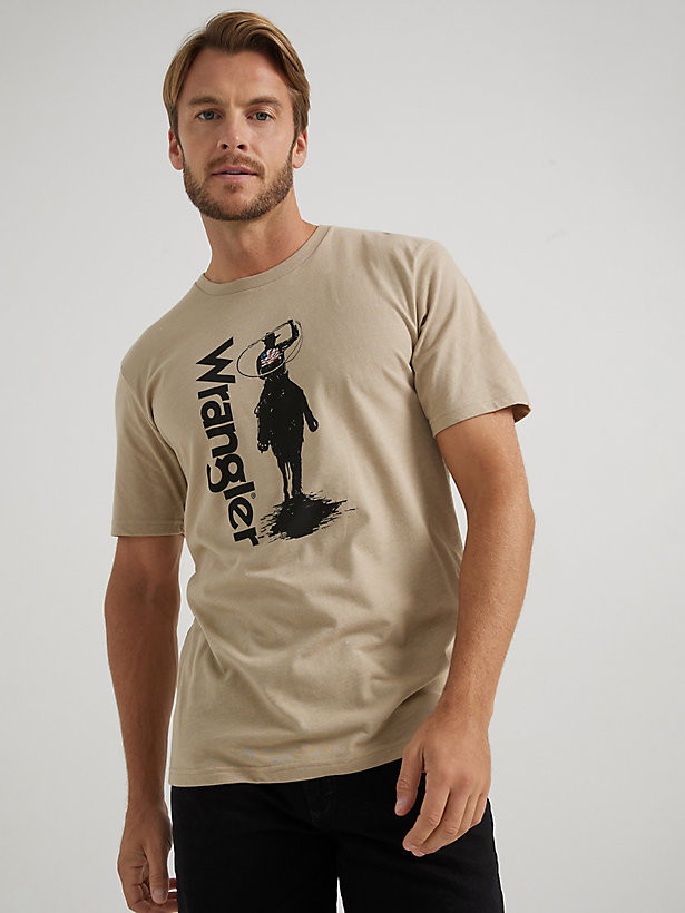 Men's Lassoing Cowboy Graphic T-Shirt