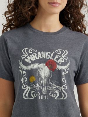 womens grey graphic tees