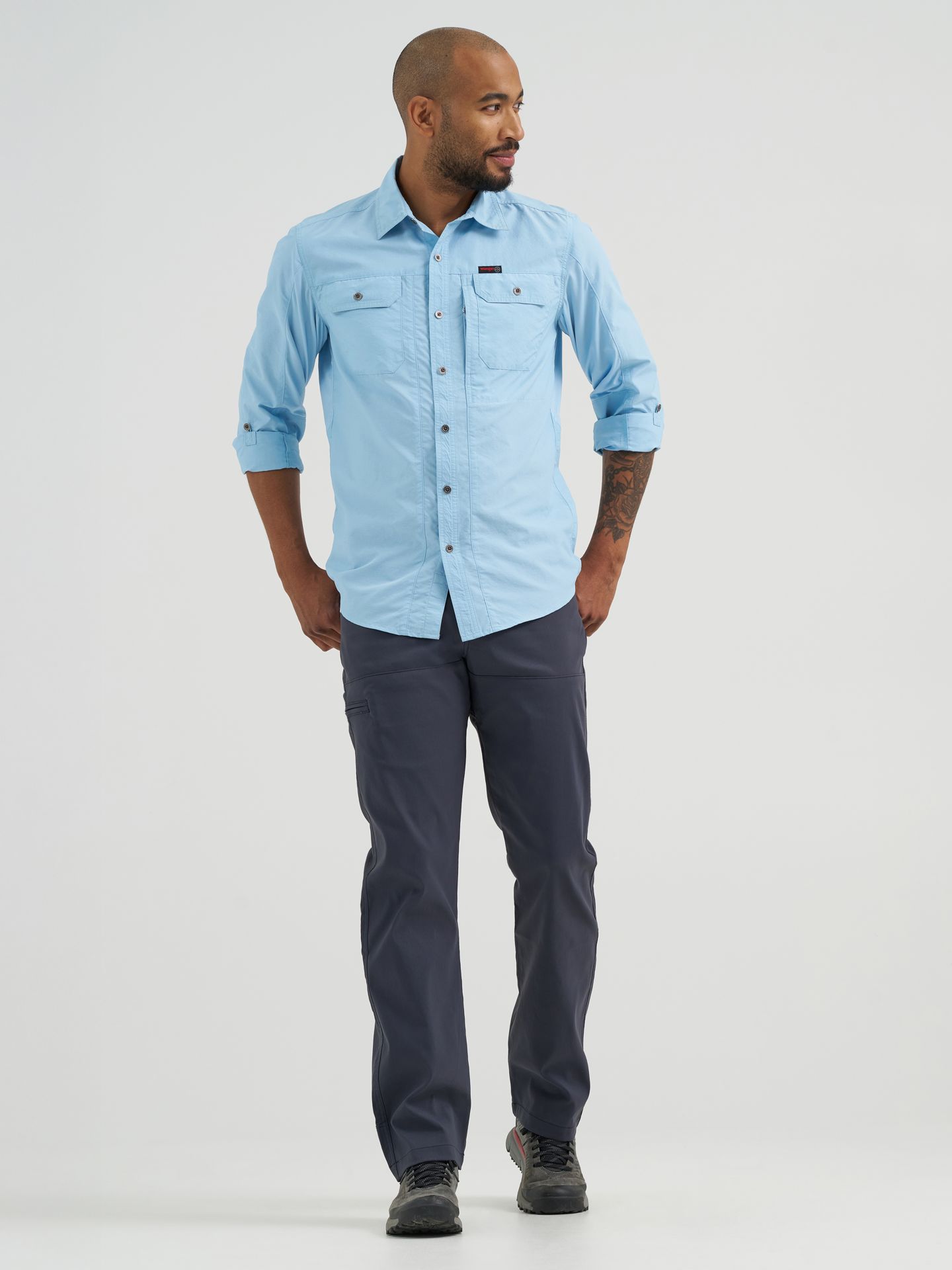 Мужские брюки Wrangler ATG™ Cliffside Utility Pant, цвет: Синий — фото 2