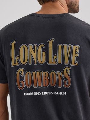 Wrangler x Diamond Cross Long Live Cowboys Tee