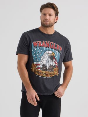 Wrangler Men's Long Live Cowboys Graphic T-Shirt | Blue