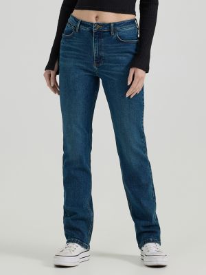 Women's Wrangler® High Rise True Straight Leg Jean in Alpine