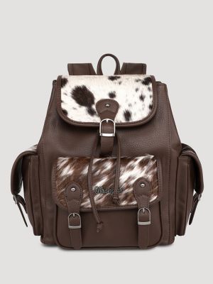 cowhide backpack purses