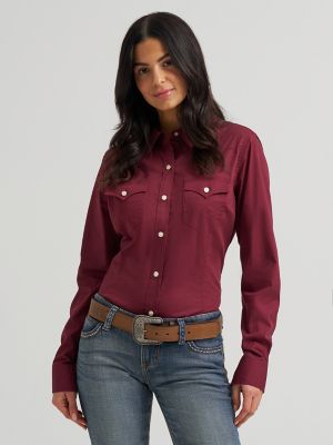 Women's Wrangler Western Button Down Shirt