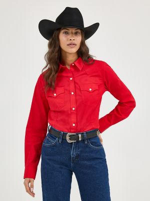 Women's Wrangler Western Button Down Shirt