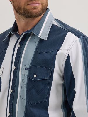 Vintage Inspired Brushpopper Western Snap Workshirt