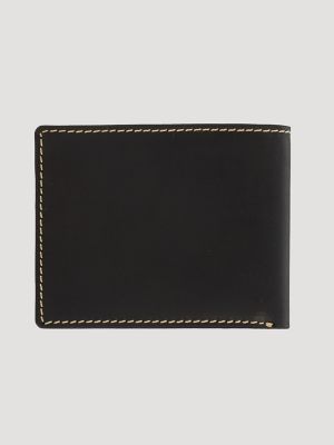 Мужские кошельки Wrangler Leather Contrast Stitch Bilfold Wallet — фото 3
