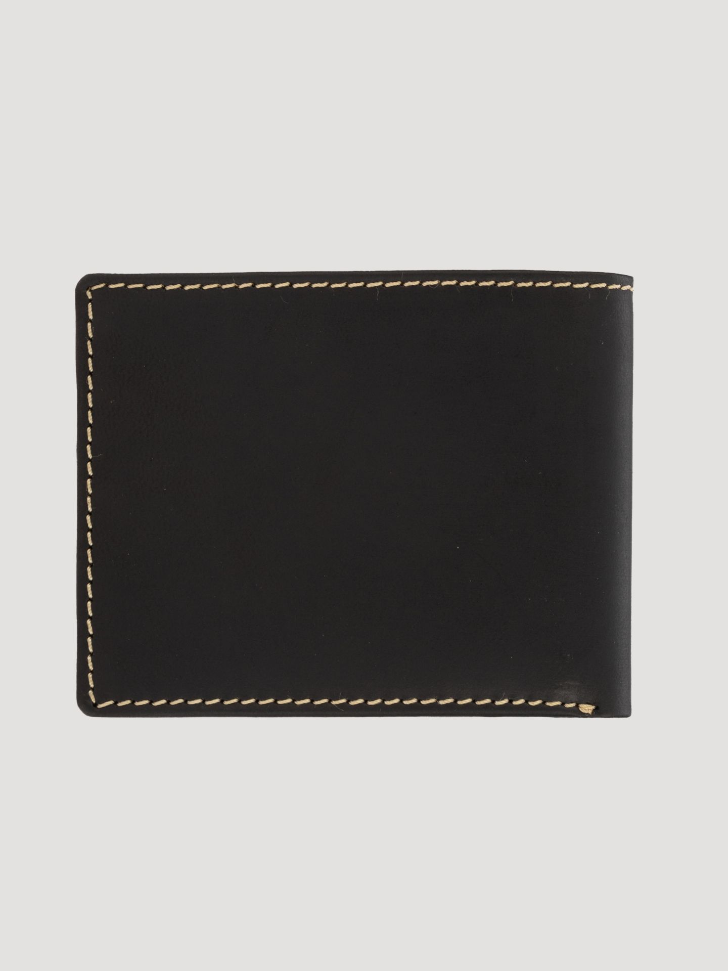 Мужской кошелёк Wrangler Leather Contrast Stitch Bilfold Wallet, цвет: Чёрный — фото 3