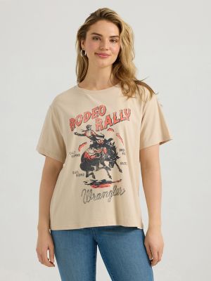 Women's Wrangler Western Graphic Girlfriend Tee in Desert alternative view
