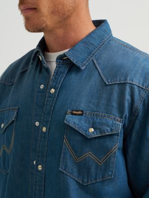 denim dress shirt mens Vintage Black Satin Slip Dress - M main image 1