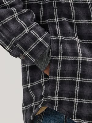 Wrangler plaid puffer authentic coat