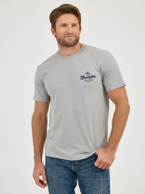 Men's Wrangler Back Graphic T-Shirt in Limestone alternative view