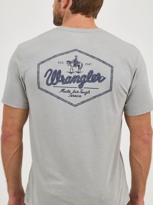 Men's Wrangler Back Graphic T-Shirt in Limestone alternative view 2