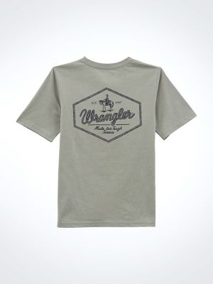 Boy's Western Back Graphic T-Shirt