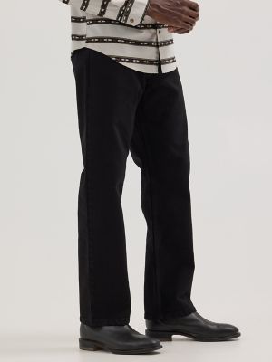 Men's Relaxed Fit Flex Jean in Black