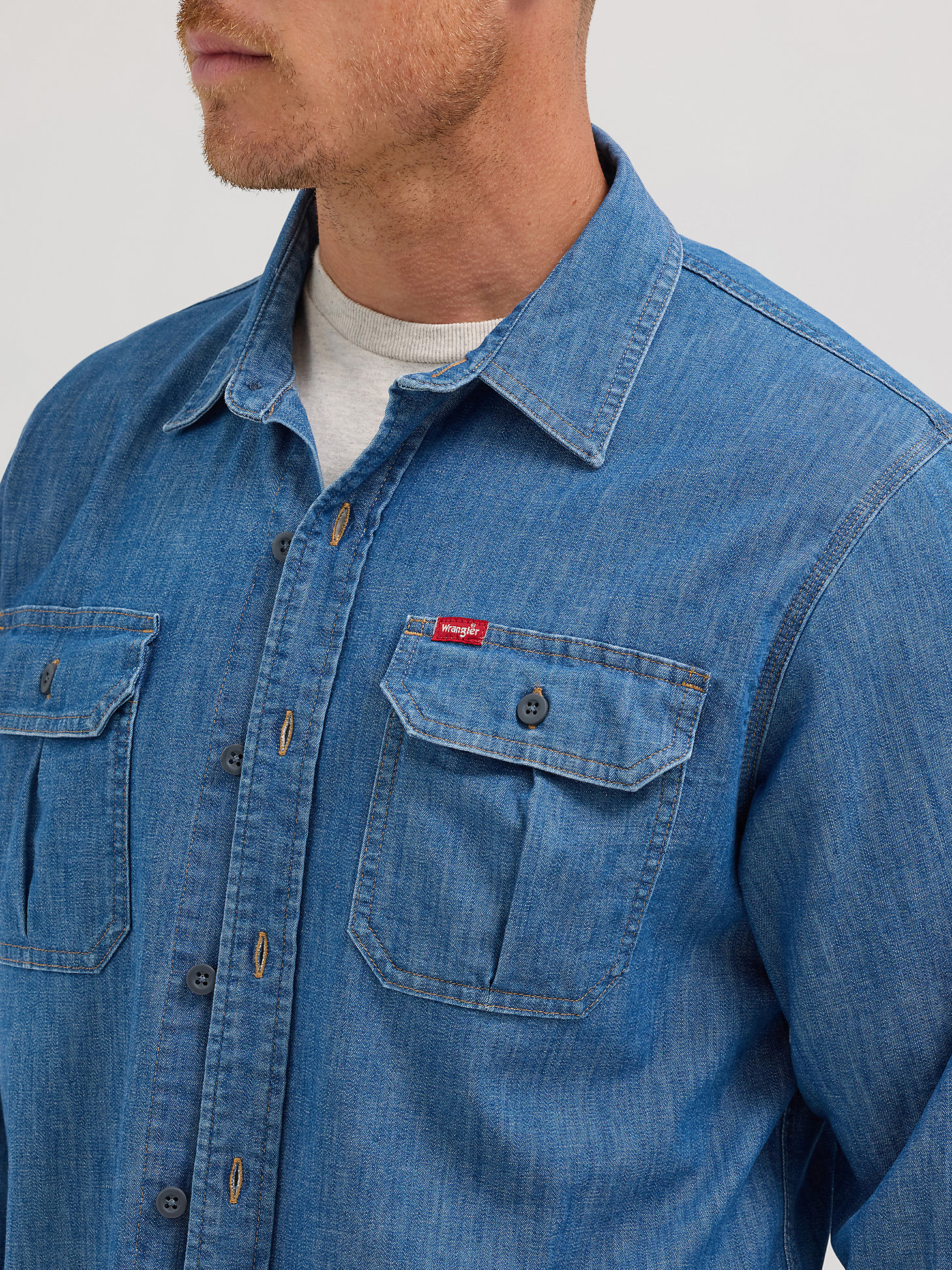 Men's Relaxed Fit Stretch Shirt Men's Relaxed Fit Stretch Shirt