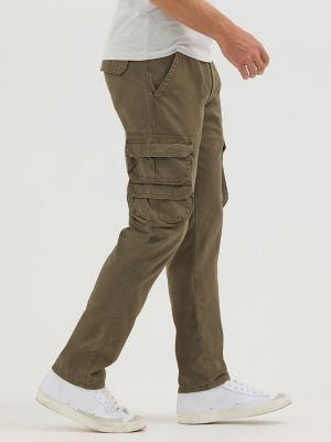 Men's Wrangler Flex Tapered Cargo Pant in Pine Green