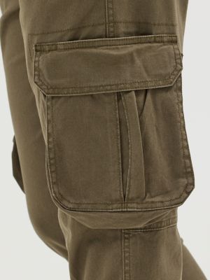 Men's Wrangler Flex Tapered Cargo Pant in Pine Green alternative view 7