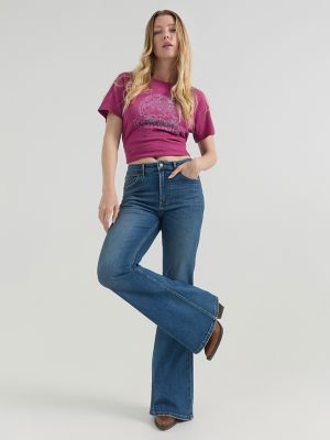 Women's Wrangler® Fierce Flare Jean in Rhianon