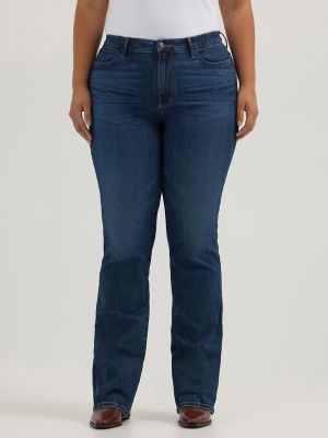 Women's Wrangler Bespoke High Rise Bootcut Jean in Lacey alternative view 9