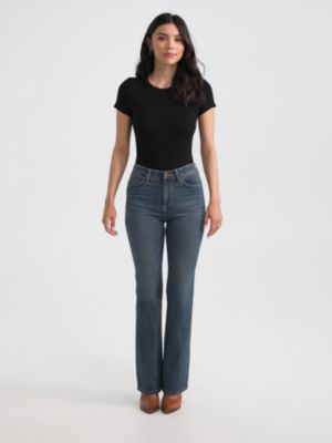 Women's Wrangler BESPOKE High Rise Bootcut Jean in Lacey alternative view 3