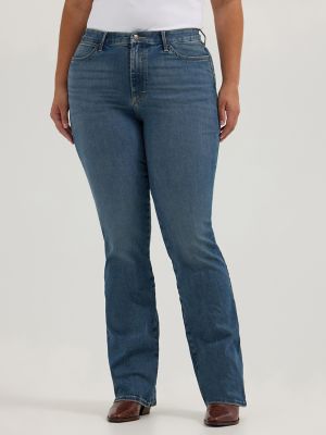 Womens Bespoke High Rise Bootcut Jean:Ada:32:32 alternative view 9