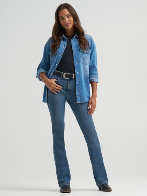 Женские джинсы Wrangler Women's Wrangler BESPOKE High Rise Bootcut Jean