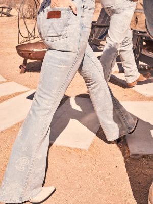 Women's Wrangler Retro® Bailey High Rise Printed Flare Jean