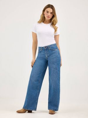 Women's Wrangler Retro® Bailey High Rise Wide Leg Jean in Yvette