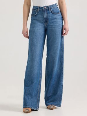 Women's Wrangler Retro® Bailey High Rise Wide Leg Jean in Yvette