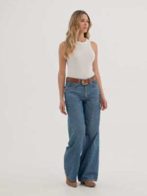 Women's Wrangler Retro&reg; Bailey High Rise Wide Leg Jean in Yvette alternative view