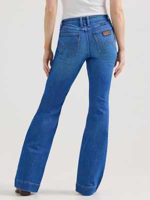 Women's Wrangler Retro® Mae Wide Leg Trouser Jean in Lucy alternative view 3
