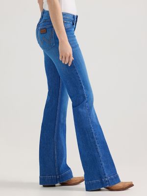 Women's Wrangler Retro® Mae Wide Leg Trouser Jean in Lucy alternative view 4