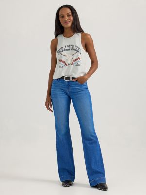Women's Wrangler Retro® Mae Wide Leg Trouser Jean