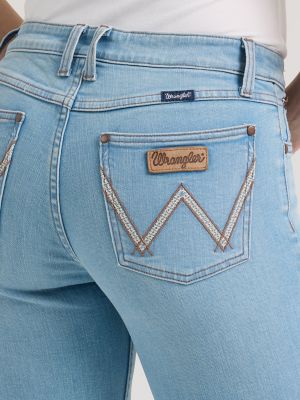 Women's Wrangler Retro® Mae Wide Leg Trouser Jean in Mia