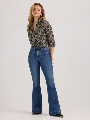 Women's Wrangler Retro® Bailey High Rise Trouser Jean in Vivianna alternative view