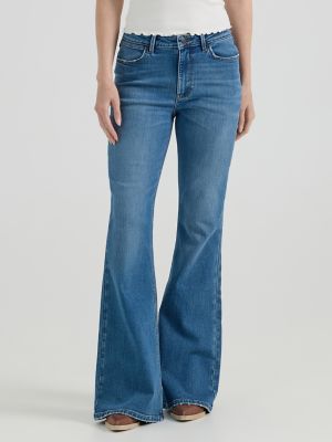 Womens Fierce Flare Embroidered Jean:Ellis:18:32 alternative view 2